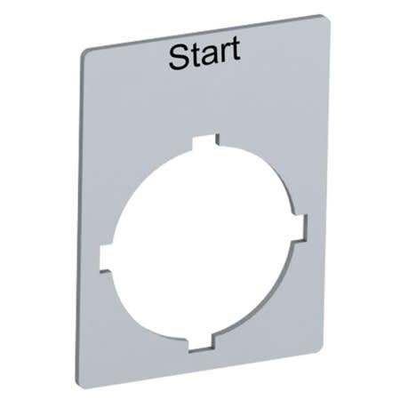 sk 615 55044 22mm legend plate start modular